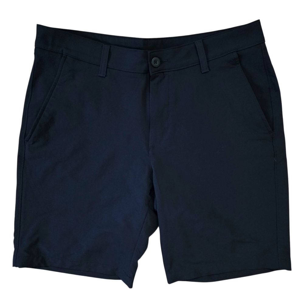 Under Armour UA Tech Shorts Mens Size 34 Black Golf Performance Zip Up 1350071
